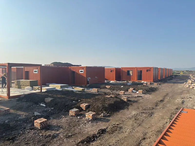 Operational modular camp for disaster response housing