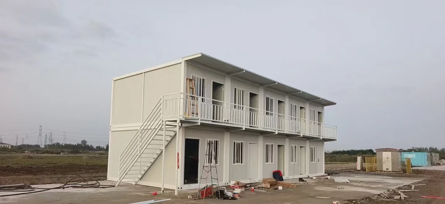 Two-storey modular prefabricated dormitory building