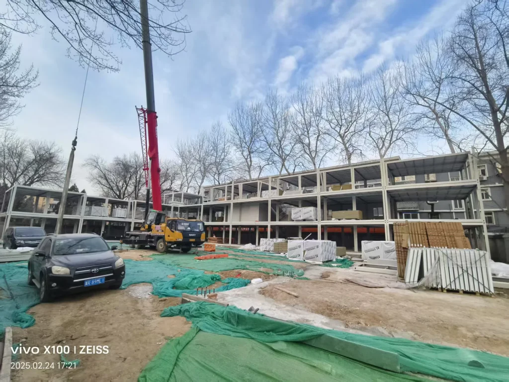 modular site office for construction project