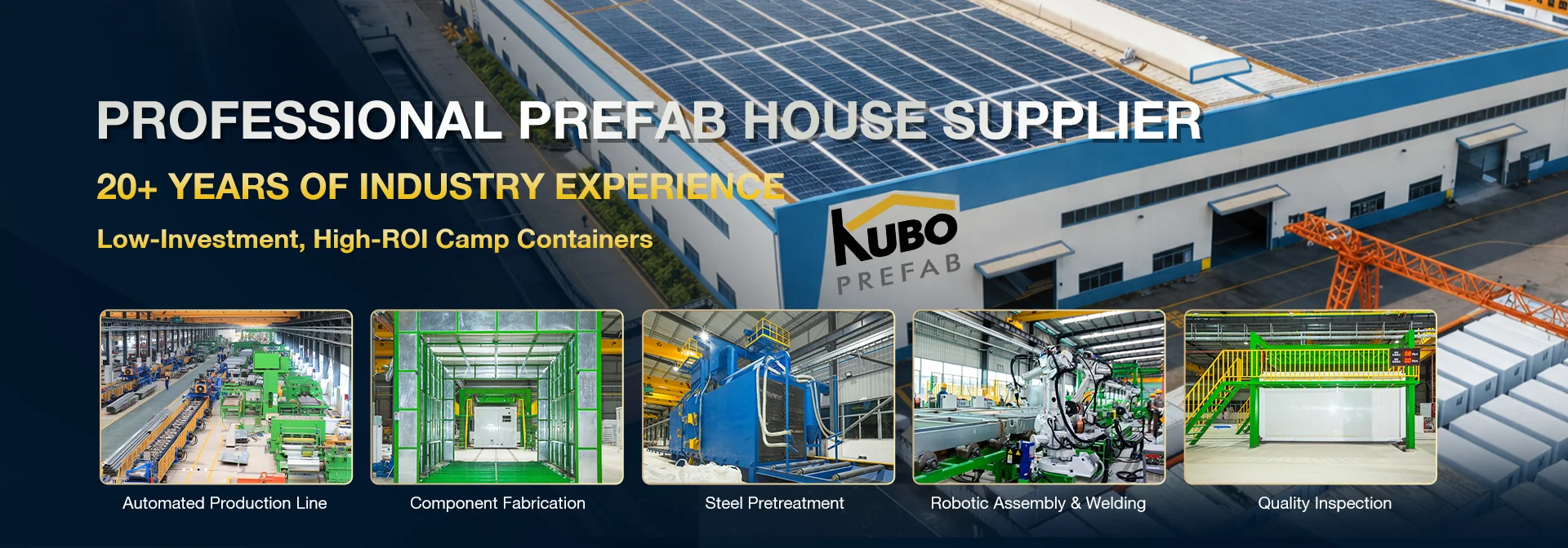 Prefab container building modules for construction project site offices