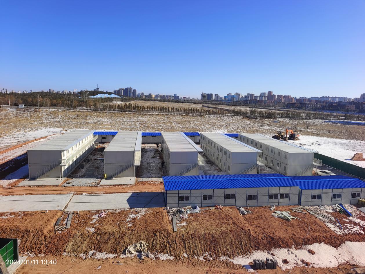 Modular container house camp project for mining construction and workforce accommodation