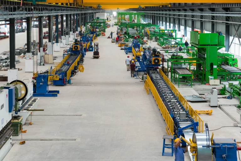 KUBO Prefab modular building factory production floor